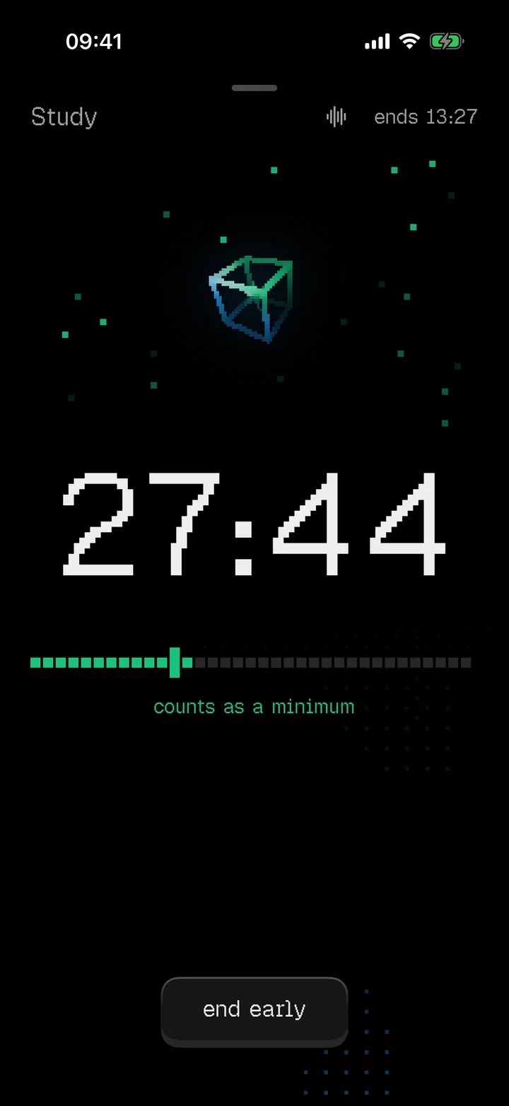 A study session at 27:44