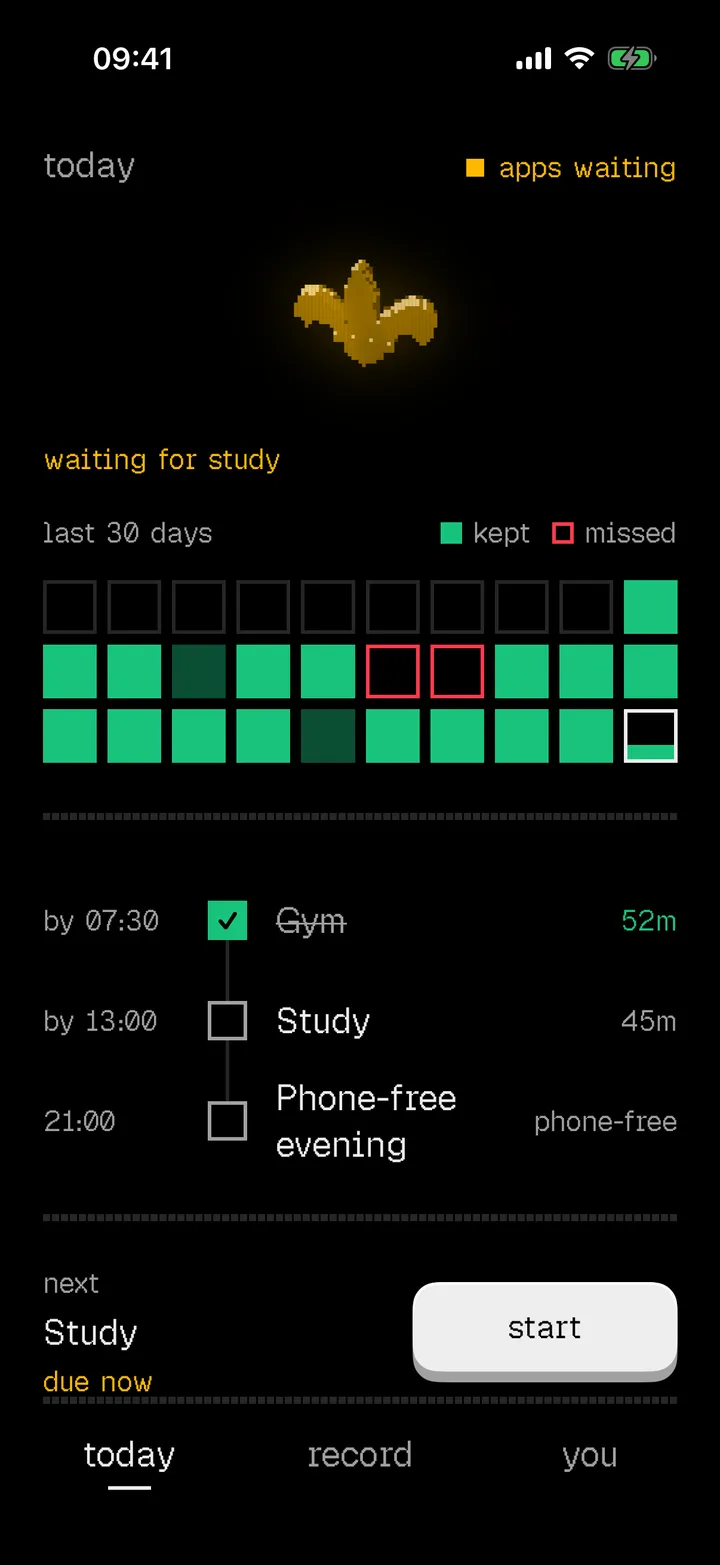 Today with the 30-day grid